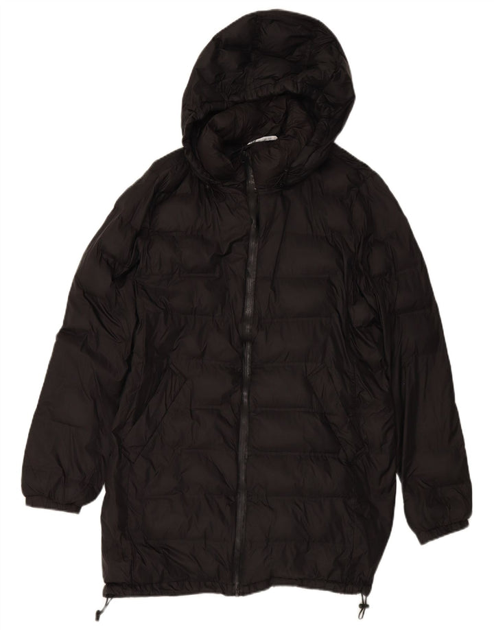 Palton căptușit pentru femei ZARA UK 16, mare, negru, poliester