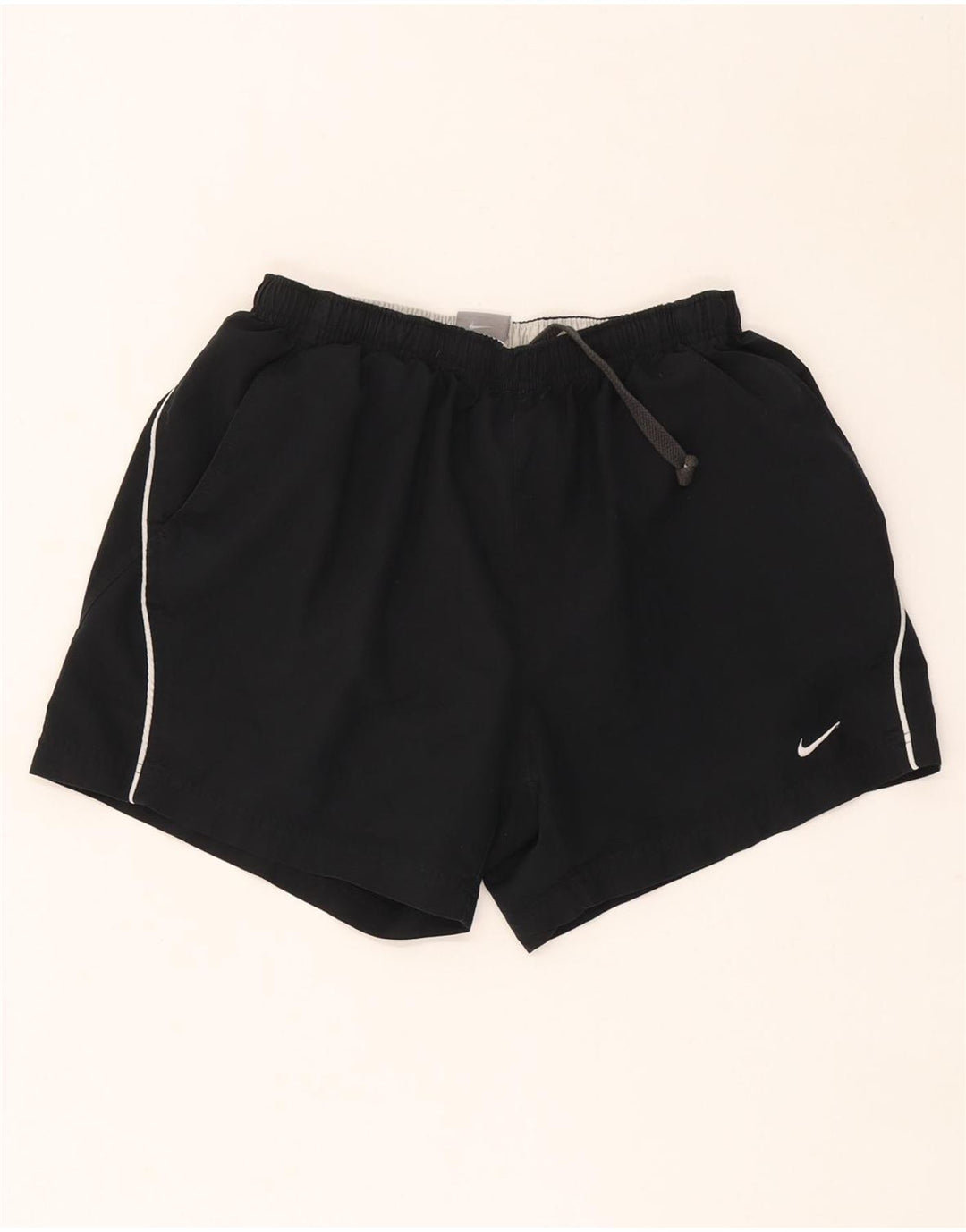 Pantaloni scurti sport Nike pentru femei UK 12 Poliester mediu negru