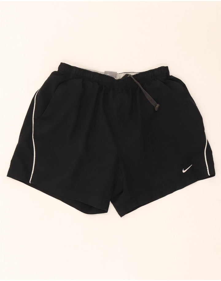 Pantaloni scurti sport Nike pentru femei UK 12 Poliester mediu negru