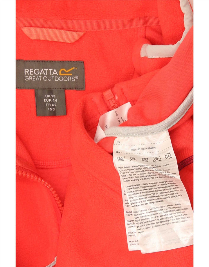 Jachetă de top pentru trening Regatta pentru femei, UK 18 XL, poliester roșu