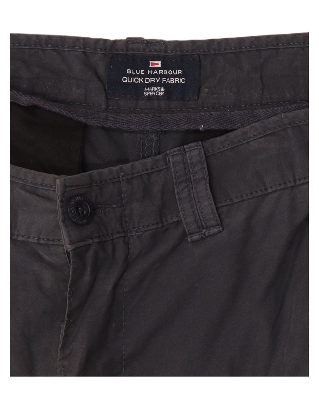 Bermude pentru bărbați Marks & Spencer Blue Harbour Cargo W34 Large Gri