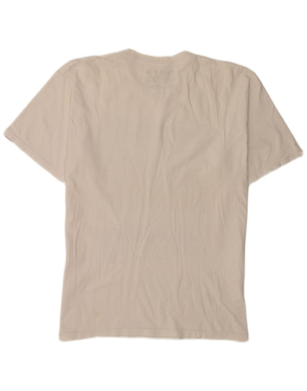 Vans Mens Classic Fit Graphic T-Shirt Top Large White Cotton