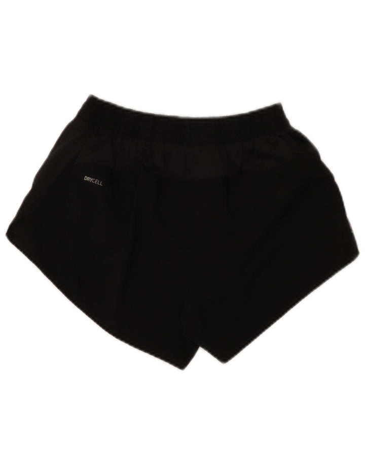 Pantaloni scurti sport Puma pentru femei UK 10 Small Black Poliester