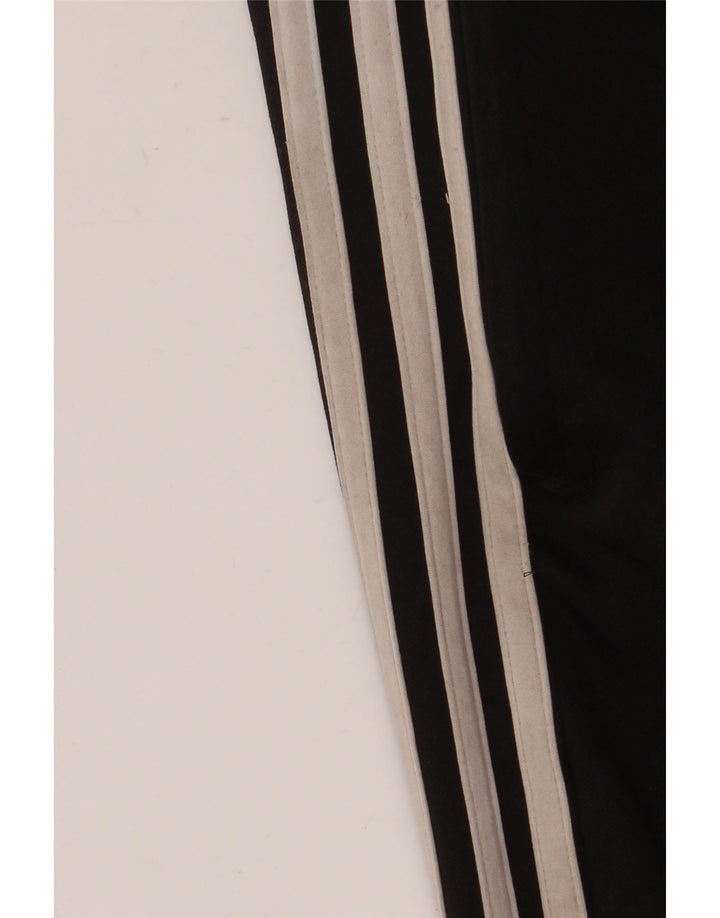 Pantaloni de trening Adidas Climalite pentru bărbați, poliester negru mic