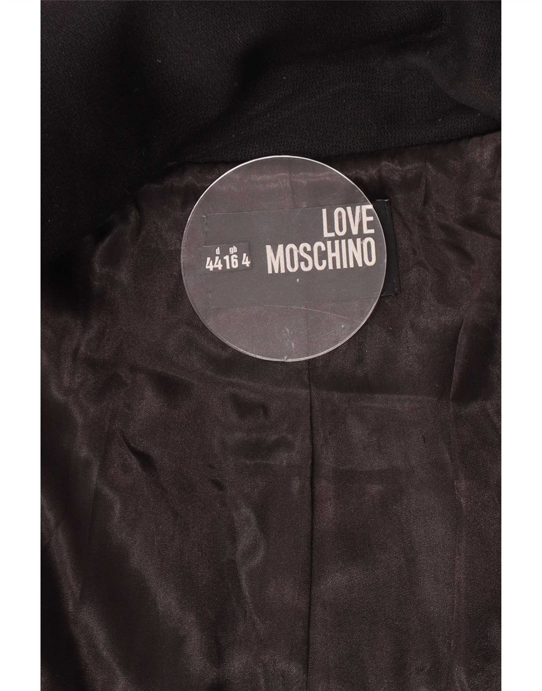Palton pentru femei Moschino UK 16 mare negru