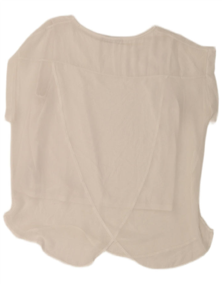 Bluză pentru femei Marks & Spencer, UK 18 XL, poliester alb