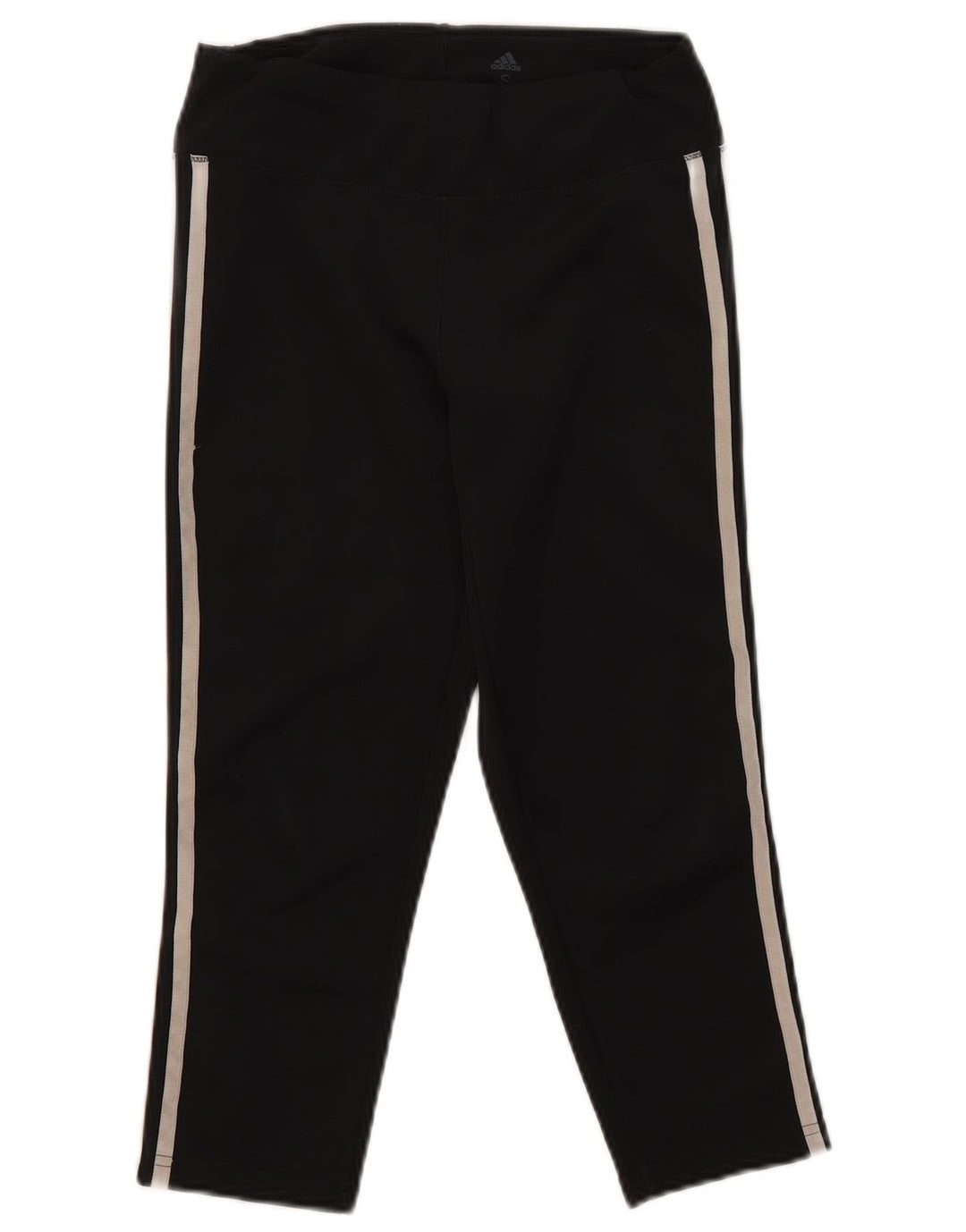Leggings Adidas Aeroready Capri pentru femei UK 8/10 Poliester negru mic