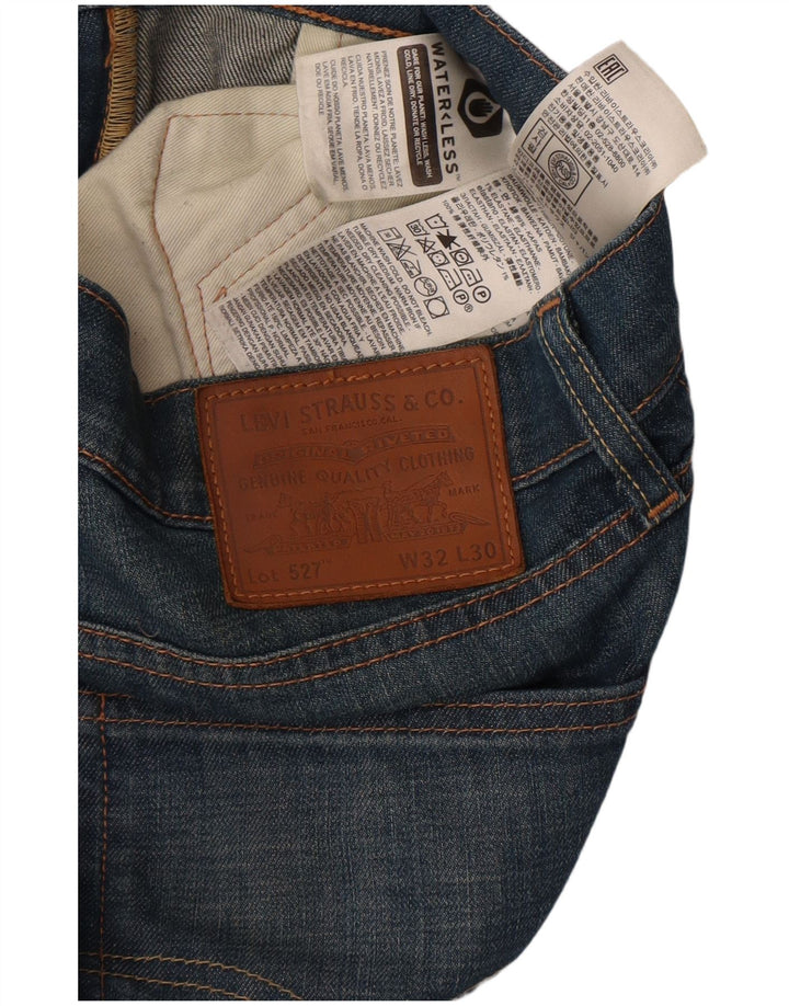 Blugi pentru bărbați Levi's 527 Bootcut W32 L30 Bumbac albastru