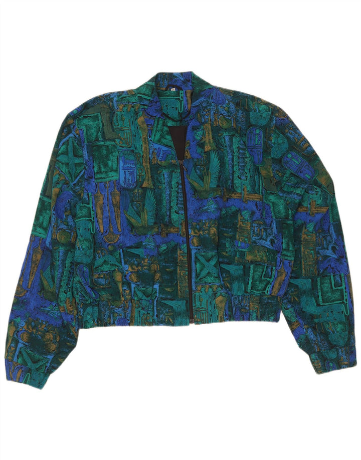 Jachetă Bolero Vintage pentru Femei Oversized IT 40 Small Multicolor Geometric