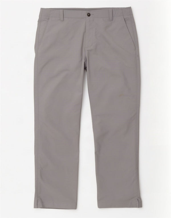 Pantaloni chino drepti pentru bărbați Under Armour W38 L30 nailon gri