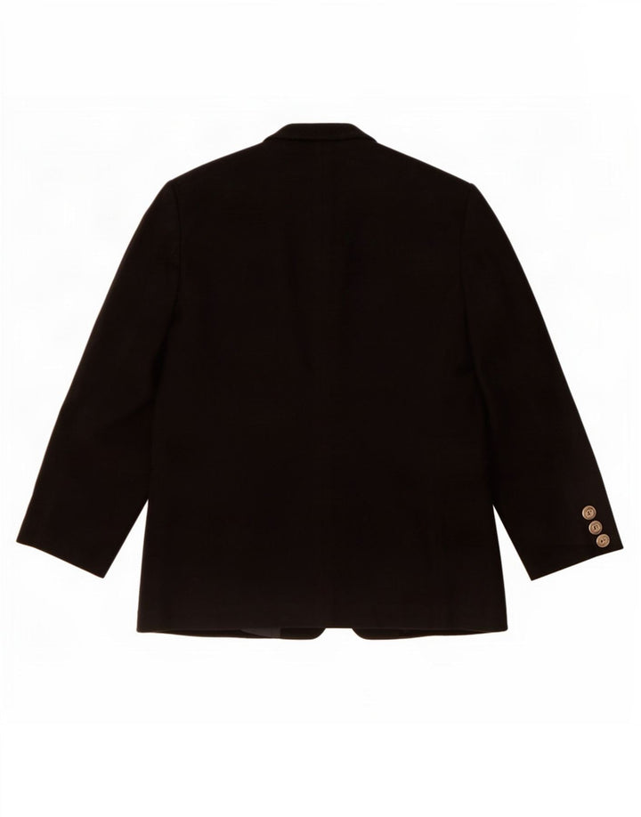 Jachetă Burberrys pentru femei, cu 3 nasturi, UK 14 Medium Black