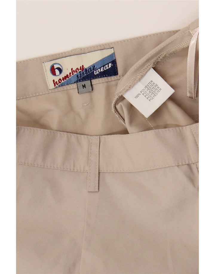 Fusta mini vintage pentru femei Medium W28 Bej Poliester