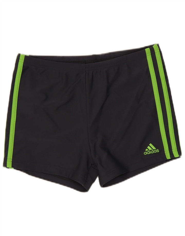 Pantaloni scurți de înot Adidas pentru femei UK 12 Medium Gri Poliester
