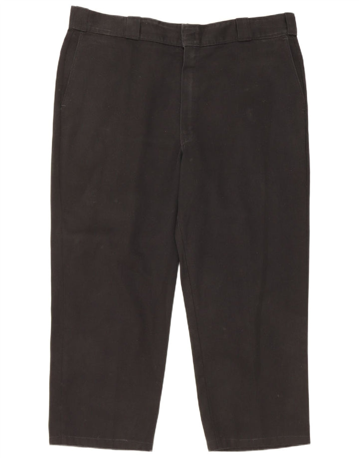 Pantaloni tăiați pentru bărbați Dickies W42 L25 poliester negru