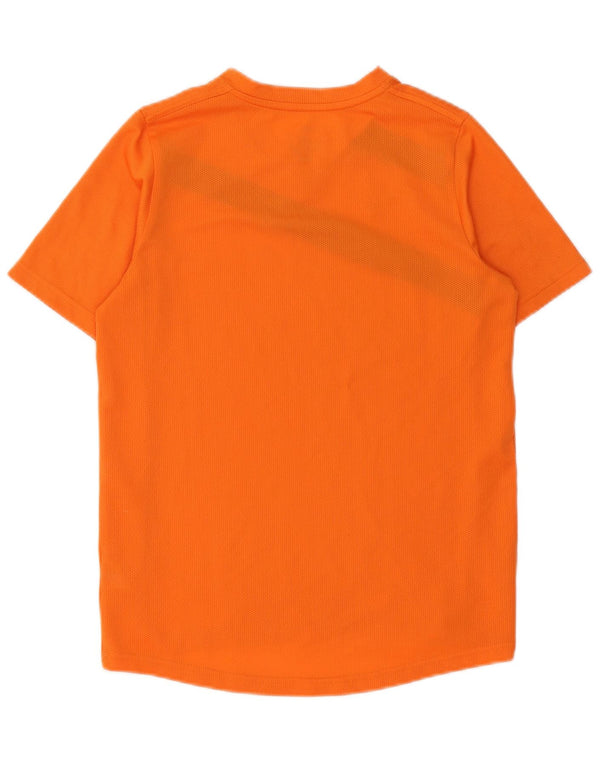 Tricou Puma pentru băieți Top 11-12 ani Sport cu dungi portocalii