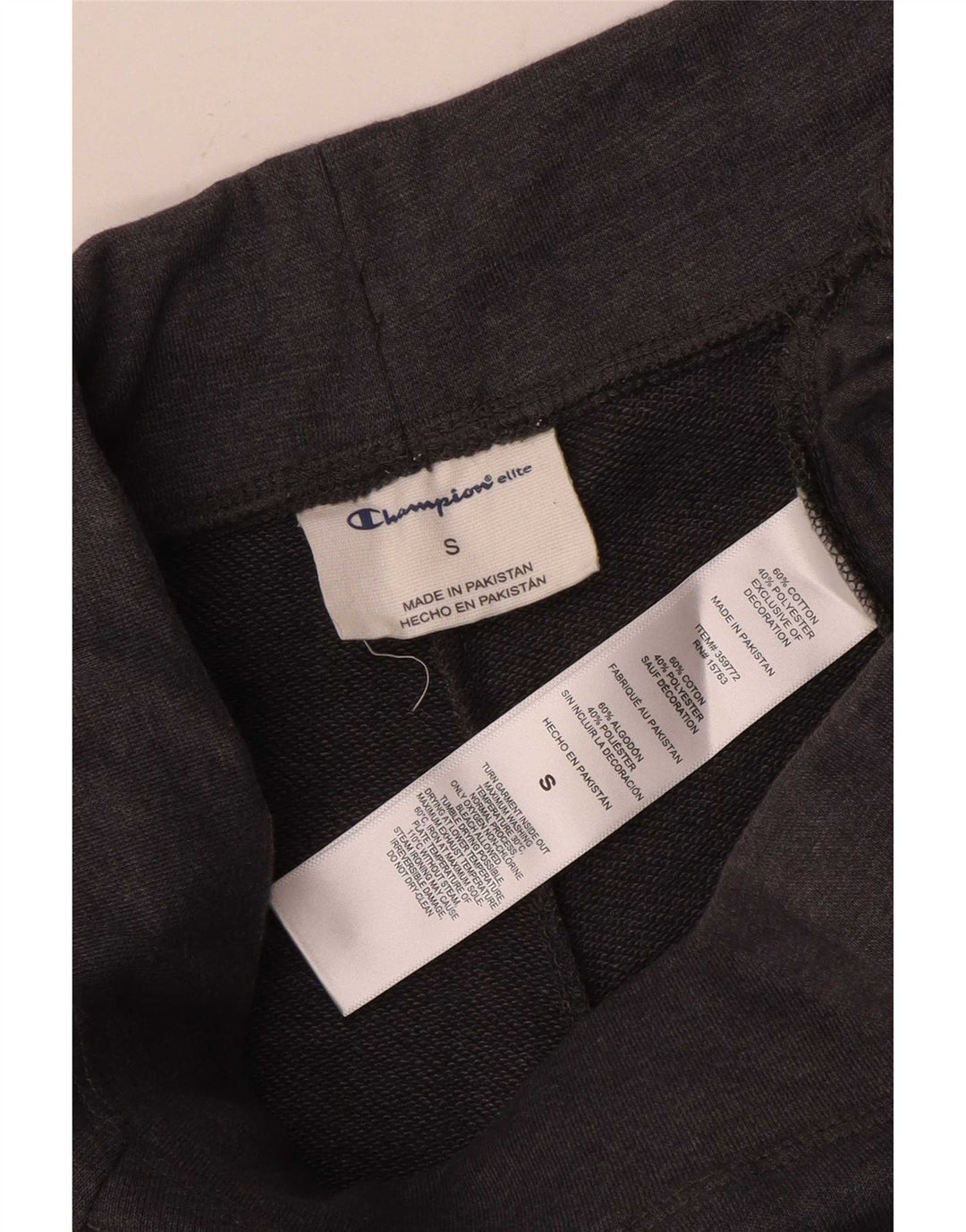 Pantaloni de trening pentru bărbați Champion Pantaloni de jogging Bumbac gri mic