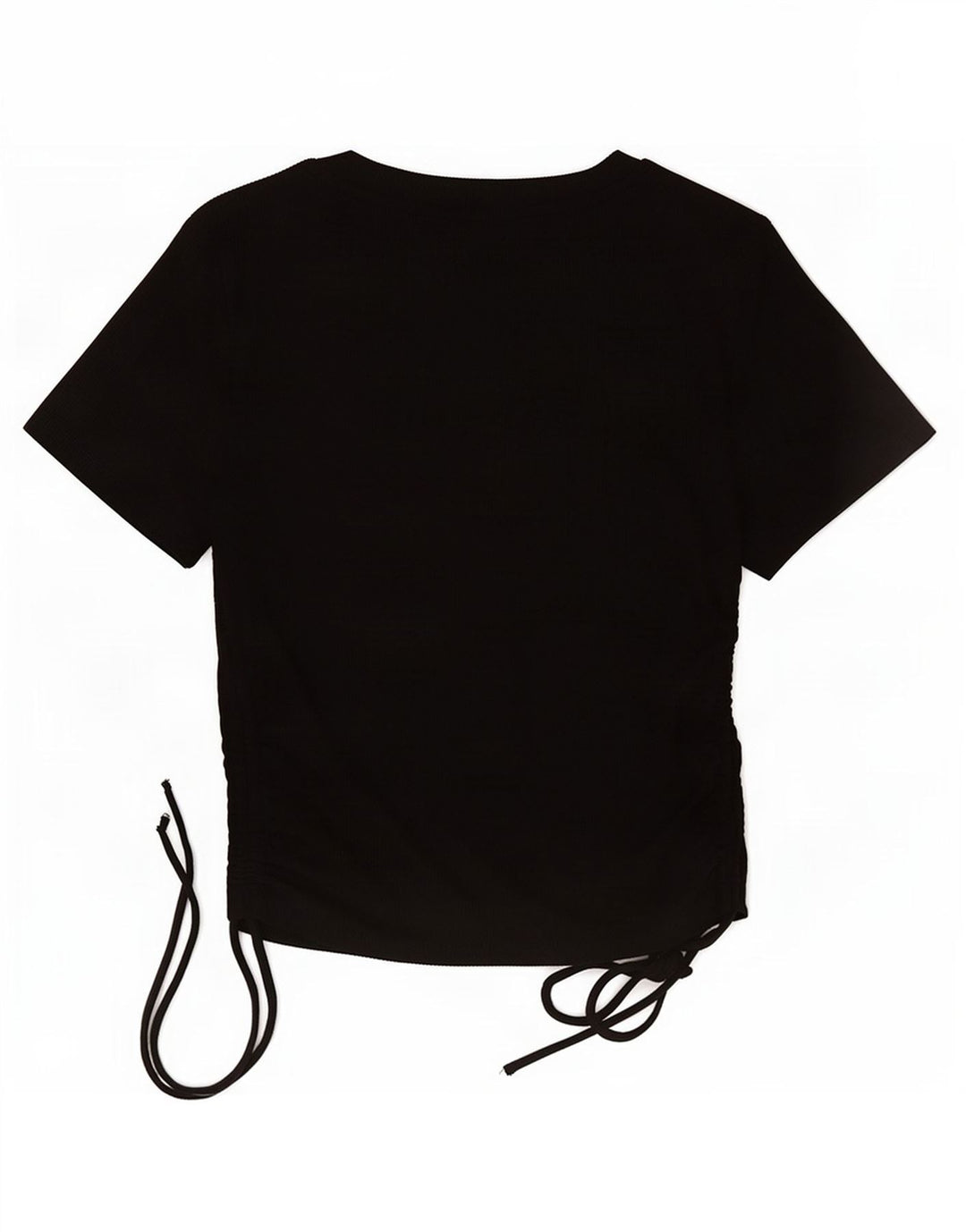Crop Top pentru femei Zara UK 12 Poliester mediu negru