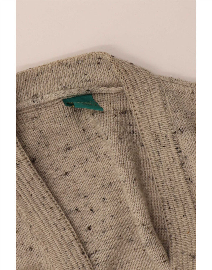 Pulover cardigan pentru bărbați Canda IT 48/50 Gri mediu Geometric Acrilic
