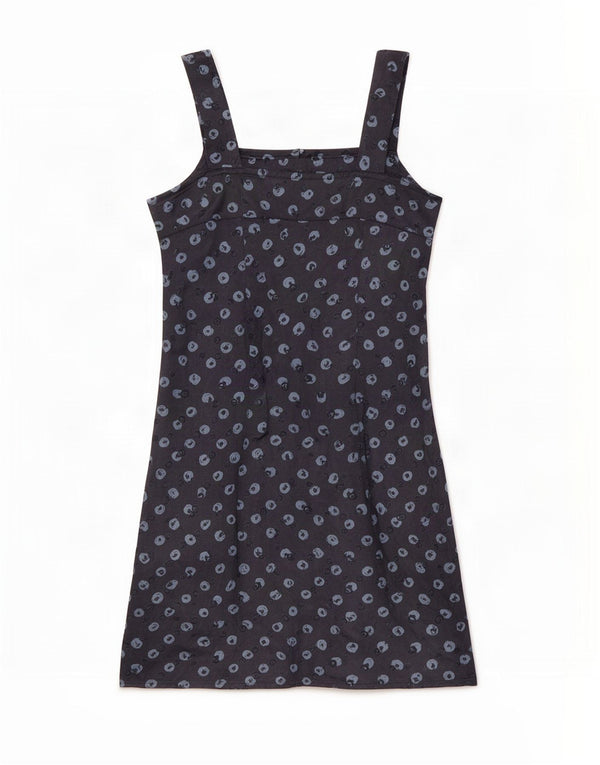 Rochie de soare Benetton pentru femei cu model abstract UK 6 XS bleumarin