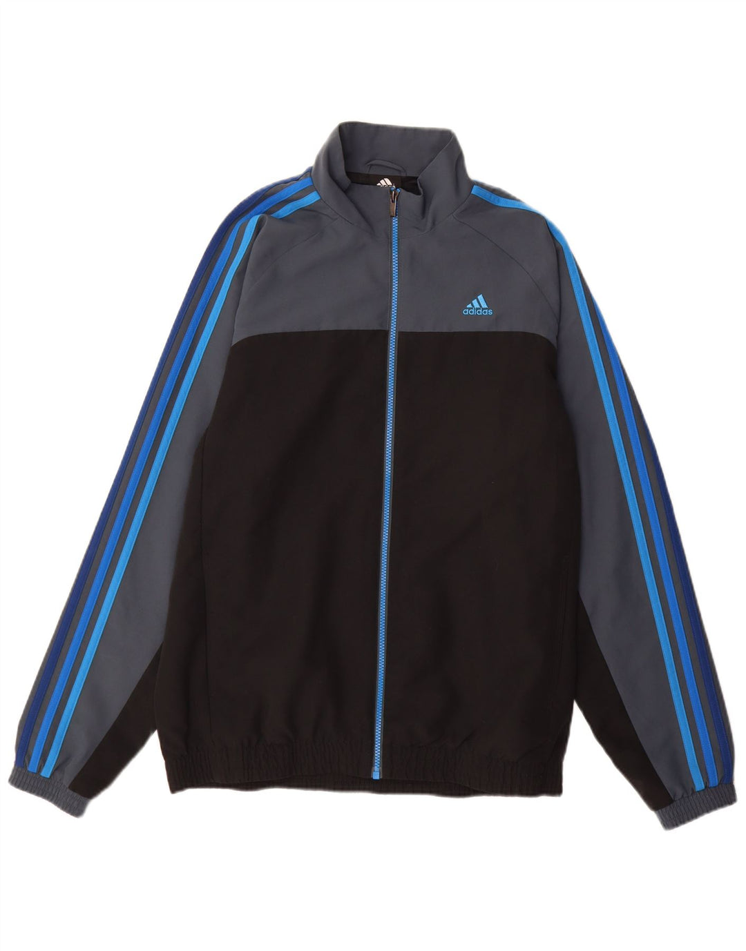 Jachetă de top pentru trening Adidas Climalite pentru bărbați UK 40/42 Medium Gri Colorblock
