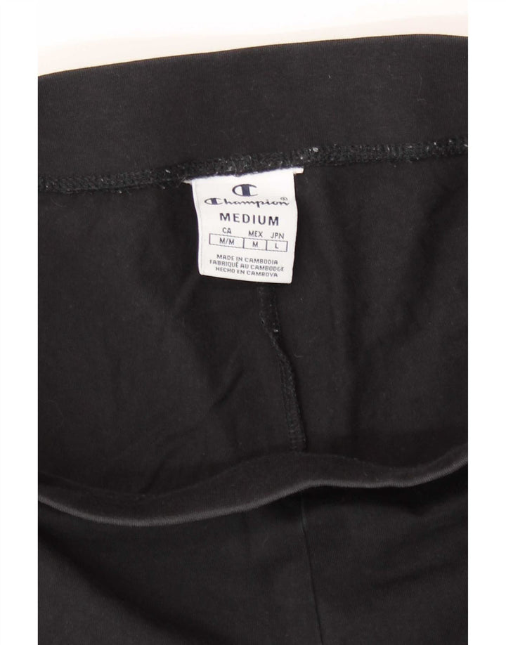 Leggings grafic Champion pentru femei UK 12 Medium Black