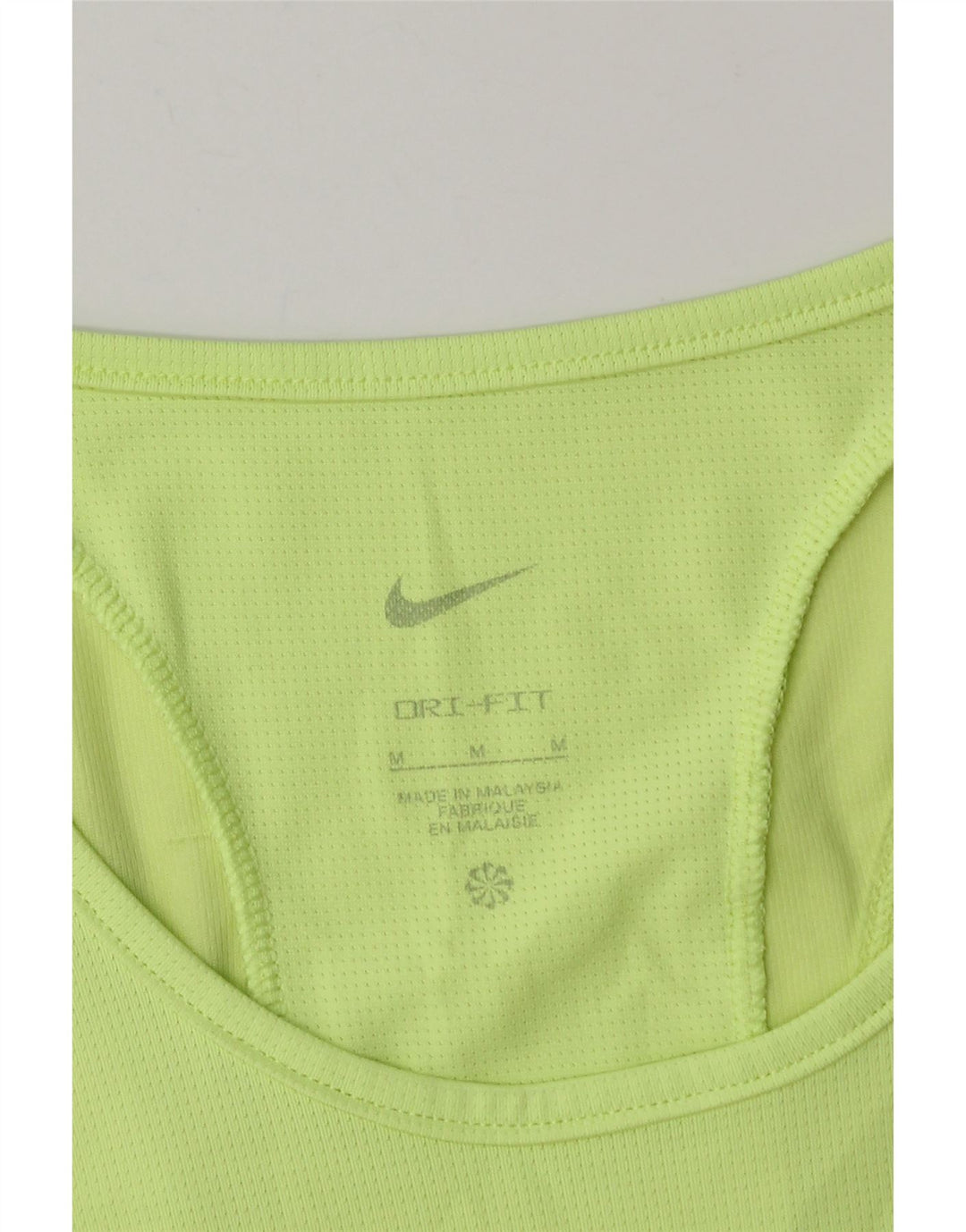 Top Vest Crop Dri Fit pentru femei Nike UK 12 Medium Green