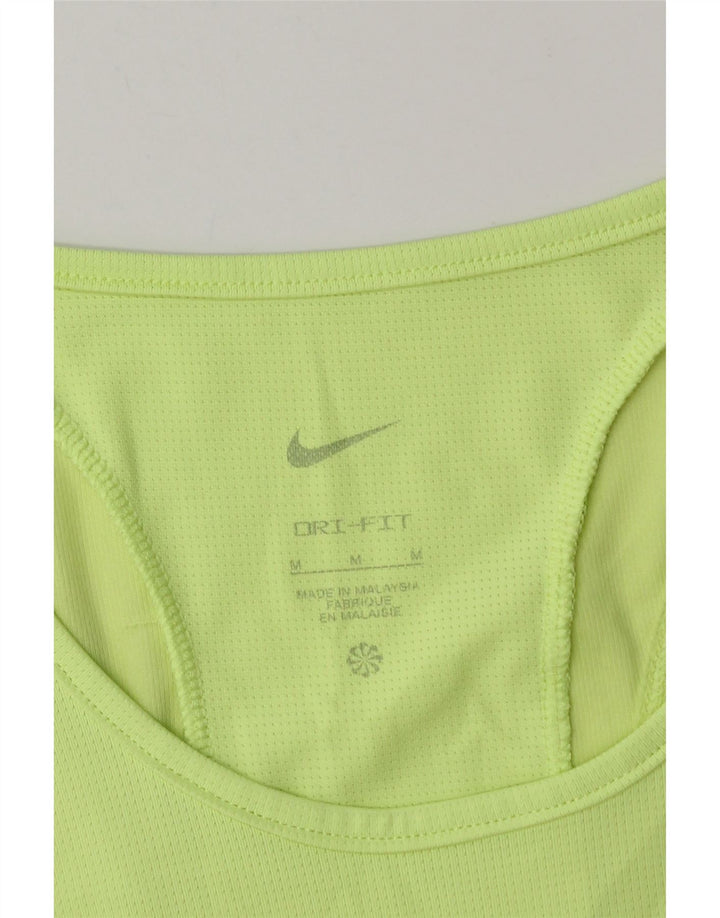 Top Vest Crop Dri Fit pentru femei Nike UK 12 Medium Green