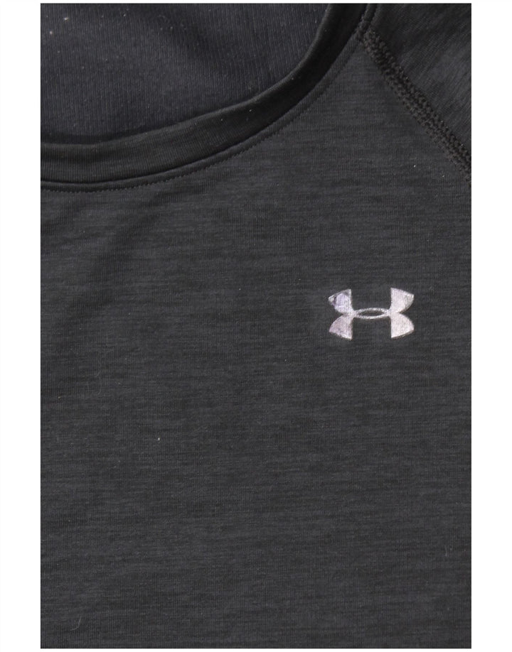 UNDER ARMOUR Top pentru femei cu mânecă lungă UK 12 Medium Negru