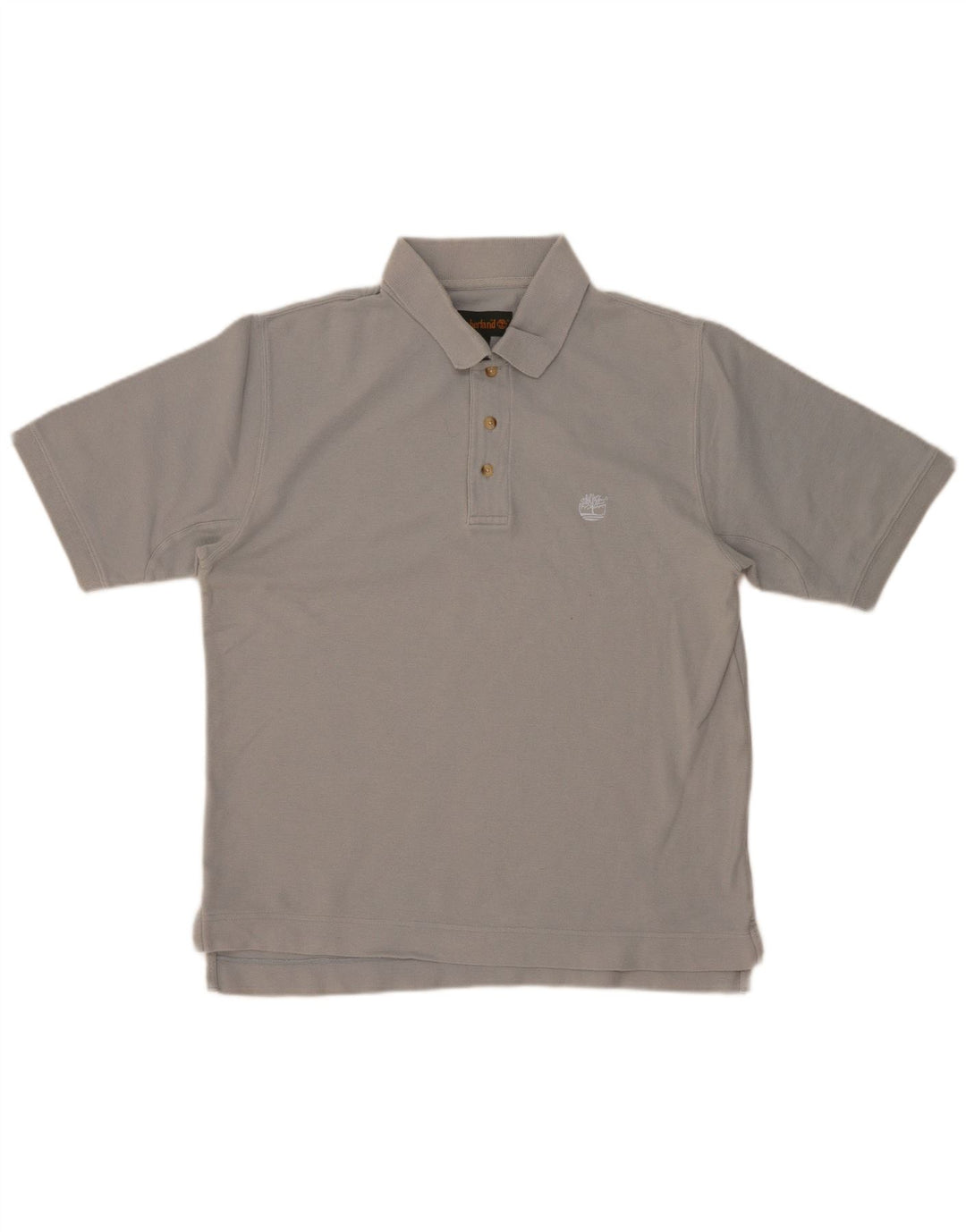 Tricou polo pentru bărbați Timberland, bumbac gri mediu