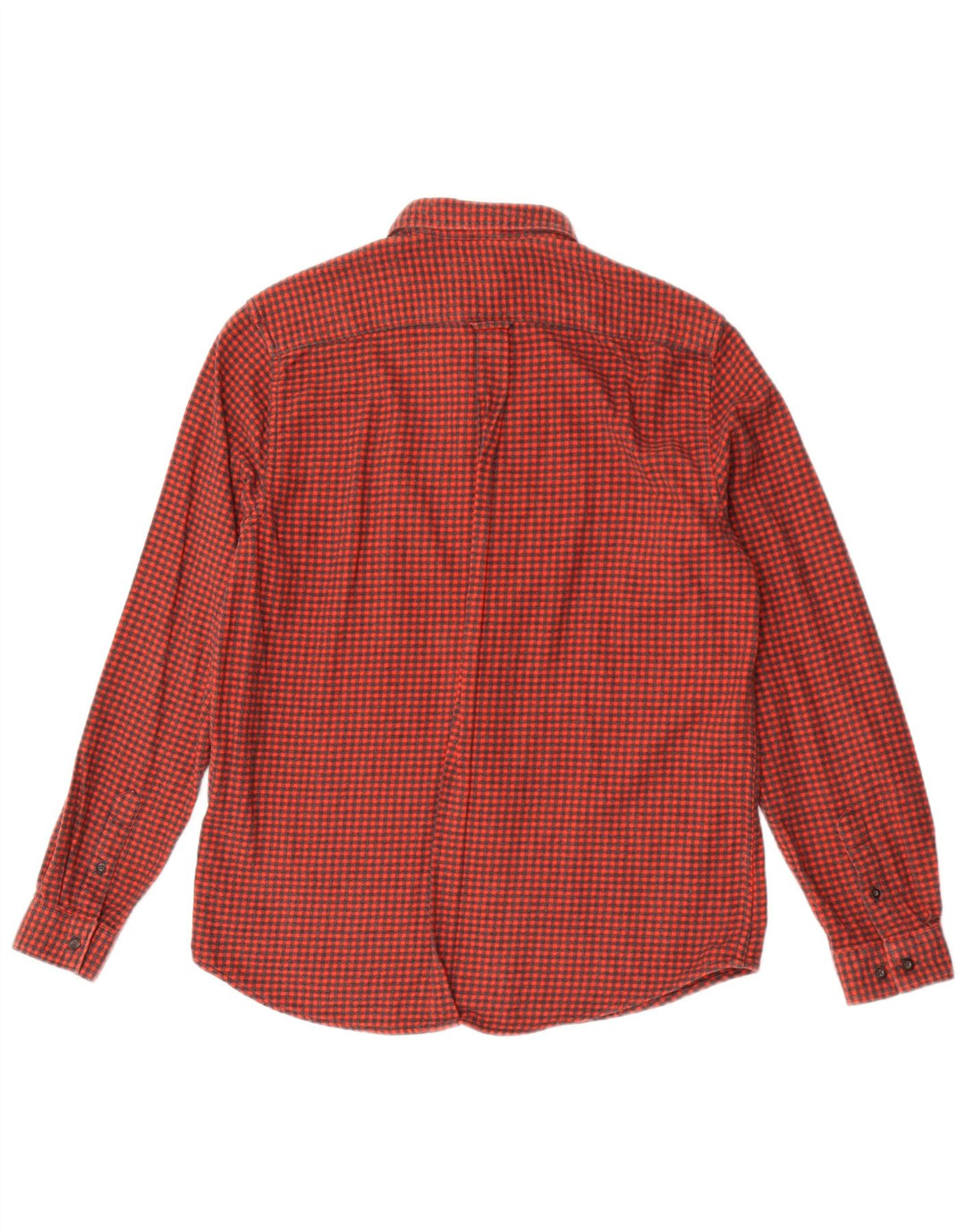 Cămașă de flanel pentru bărbați Ben Sherman, bumbac mare roșu cu picior de gală