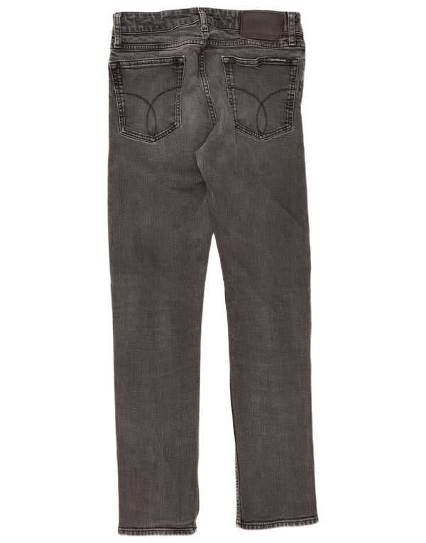 Blugi slim pentru femei Calvin Klein Slim Fit W28 L30 bumbac gri