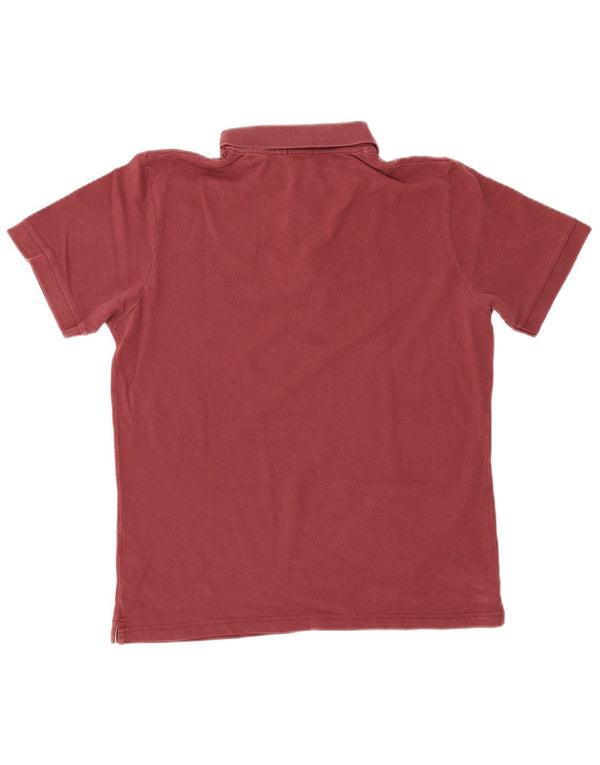 Tricou polo pentru bărbați Heritage Slim Fit XL, bumbac burgundă