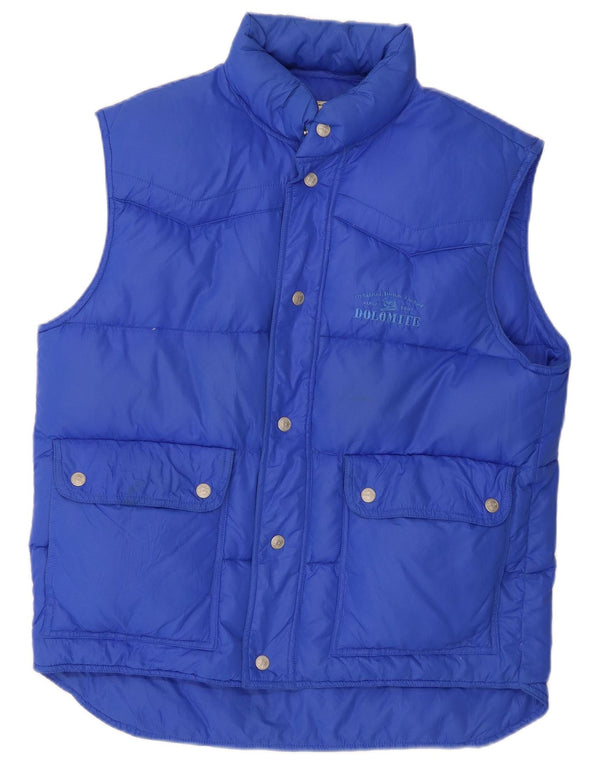 Gilet căptușit pentru bărbați Dolomite UK 36 Small Blue Nylon