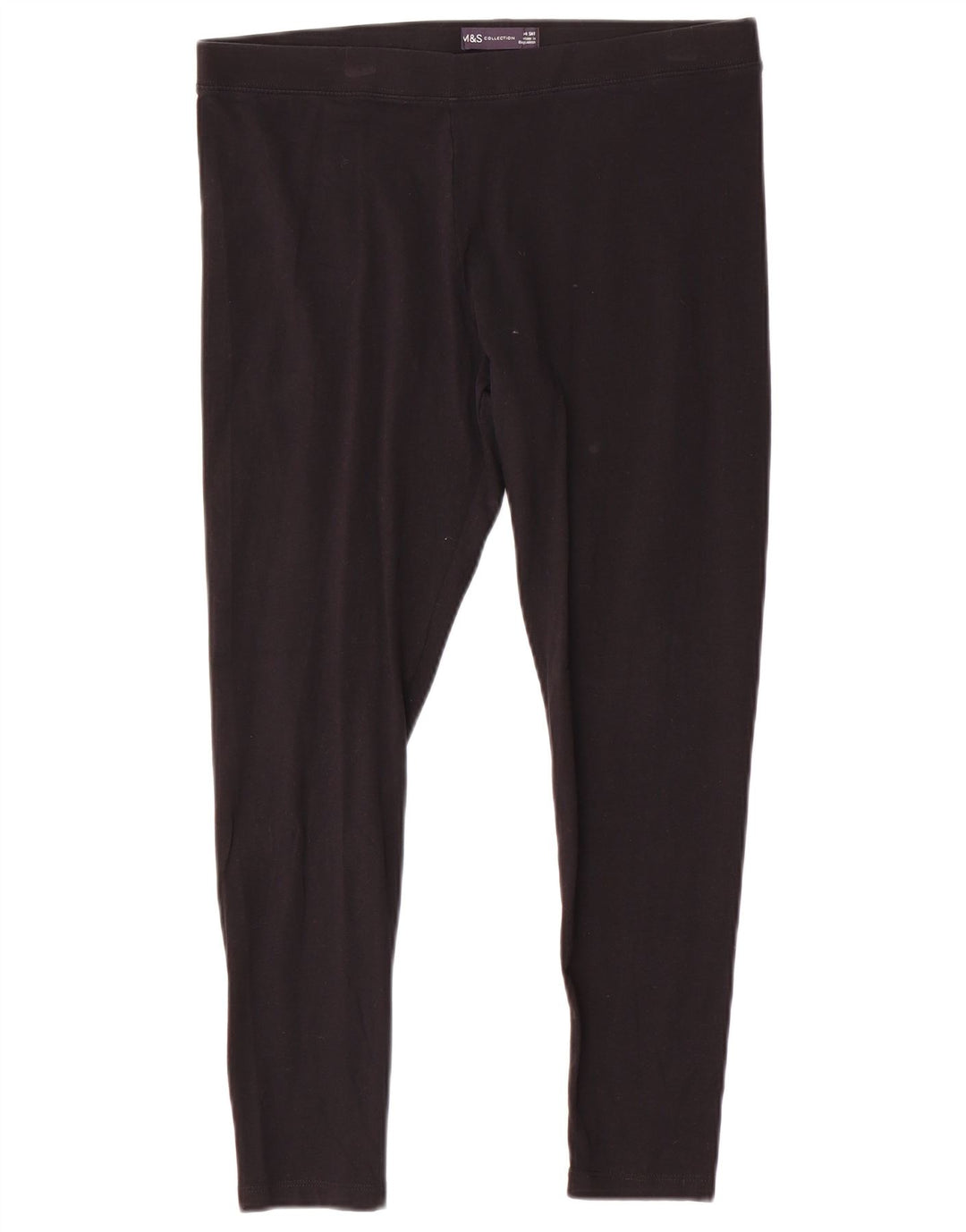 Leggings pentru femei Marks & Spencer UK 14, mare, negru, bumbac