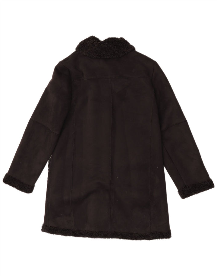 Pardesiu Sherpa pentru Damă Zara UK 10 Mic Negru