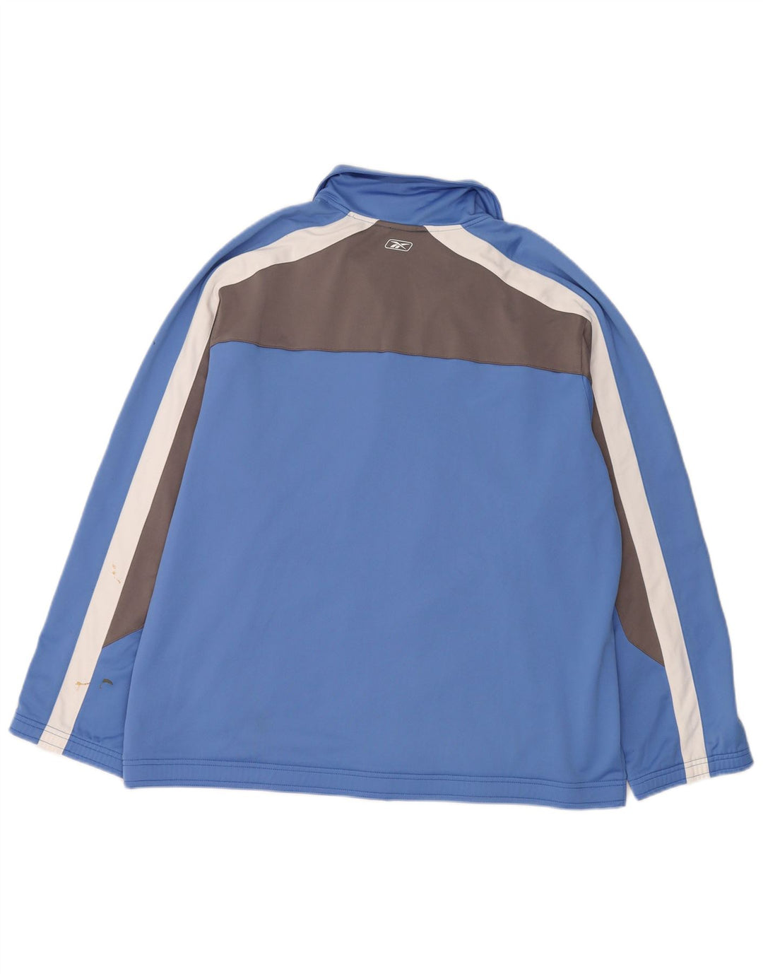 Jachetă de trening Reebok pentru bărbați, cu formă regulată, XL, poliester color bloc, albastru