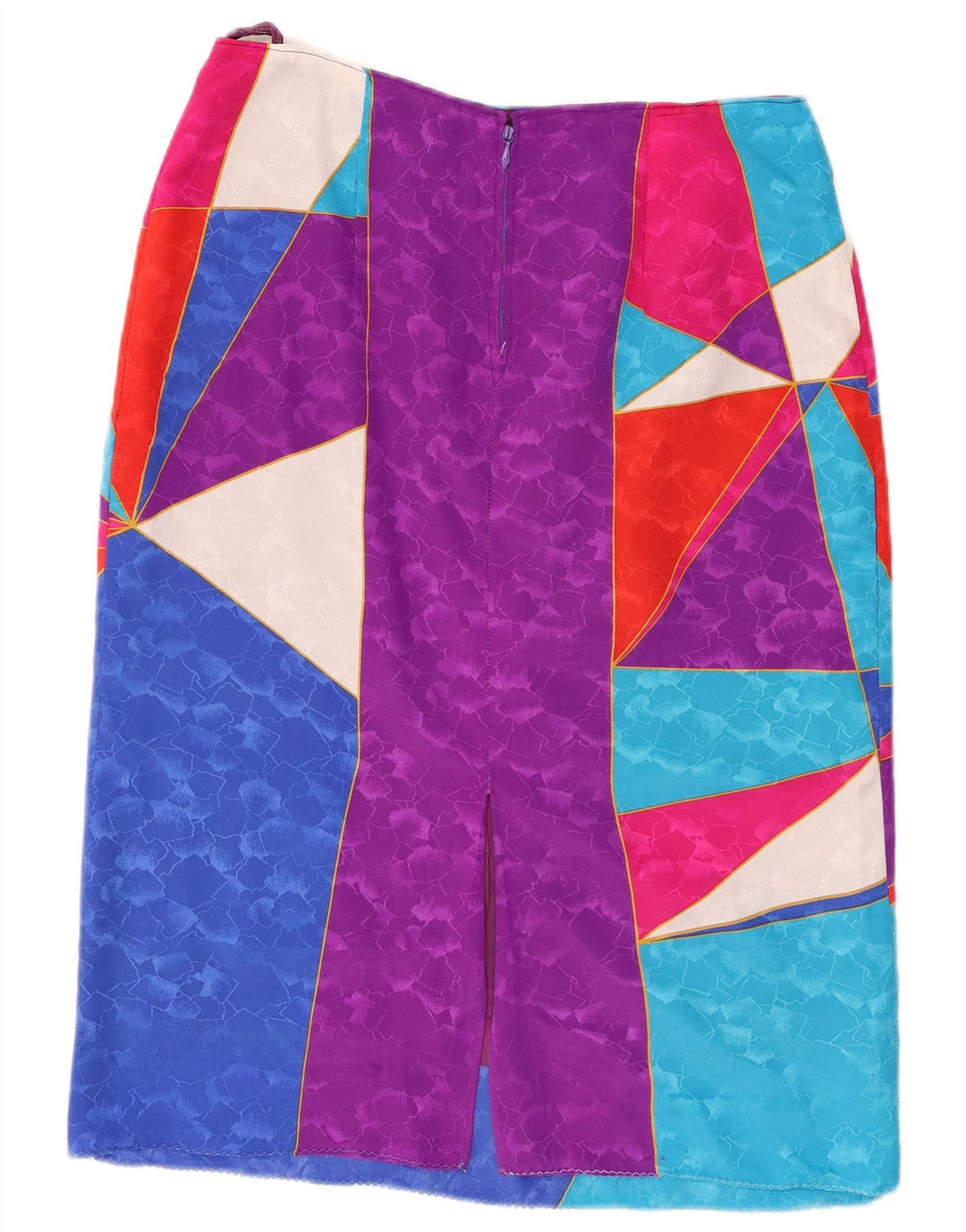 Fusta Dreaptă Vintage Femei W30 Mediu Multicolor Geometric