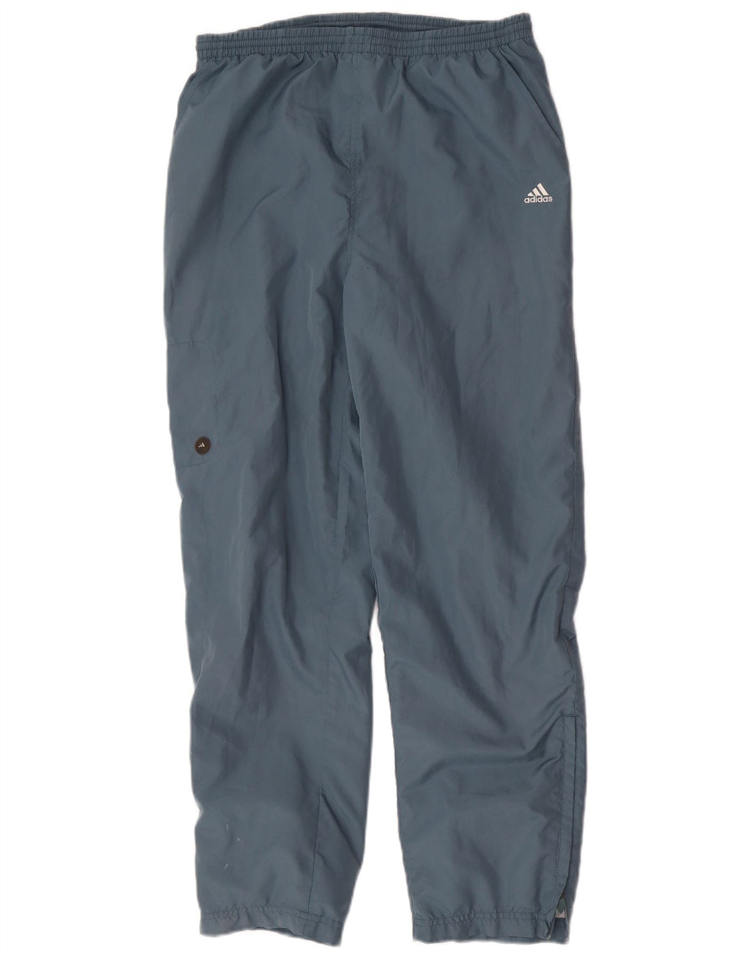 Pantaloni de trening Adidas pentru femei Joggeri UK 12 Poliester albastru mediu