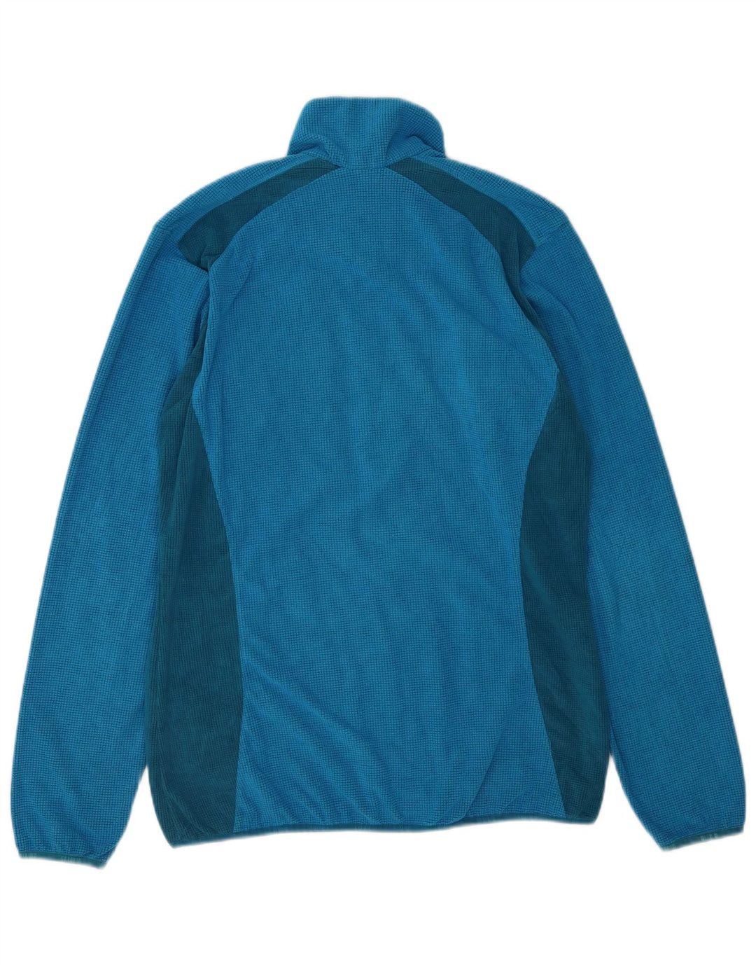 Pulover SALEWA pentru bărbați, cu fermoar, fleece, EU 52 XL, albastru, poliester