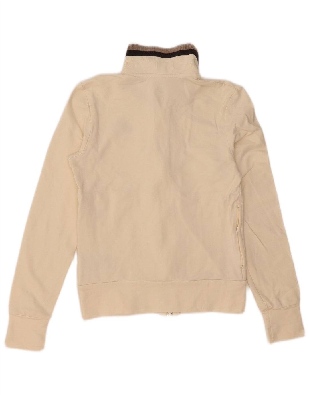 Jachetă de top pentru trening Nike pentru femei UK 8/10 Bumbac alb mic