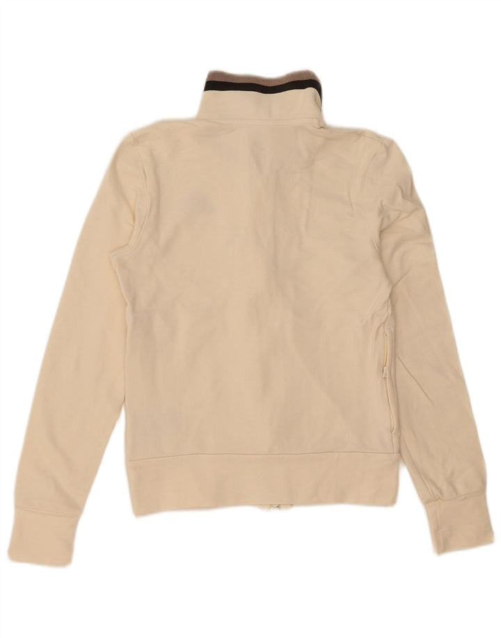 Jachetă de top pentru trening Nike pentru femei UK 8/10 Bumbac alb mic