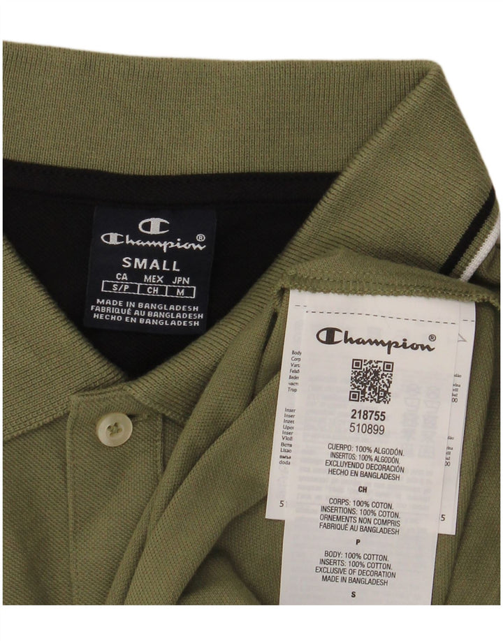 Tricou polo Champion pentru bărbați, bumbac kaki mic
