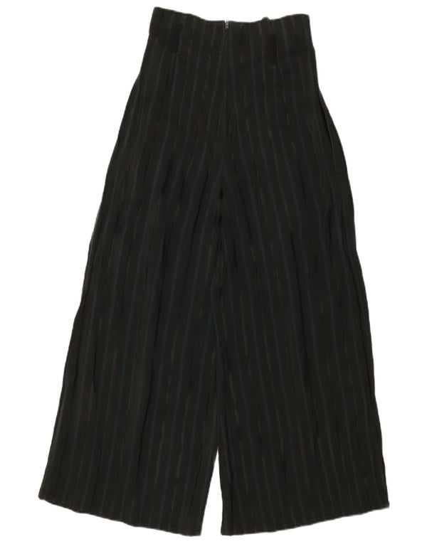 Pantaloni tăiați vintage pentru femei cu talie înaltă UK 12 Medium W26 L25 Negru