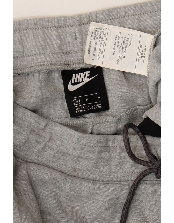 Pantaloni de trening pentru bărbați Nike Pantaloni de jogging, gri mediu, bumbac color bloc