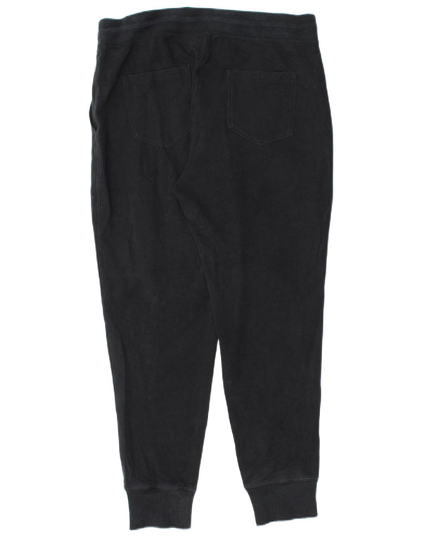 L.L.BEAN Pantaloni de trening pentru femei Joggeri UK 14 Bumbac mediu negru