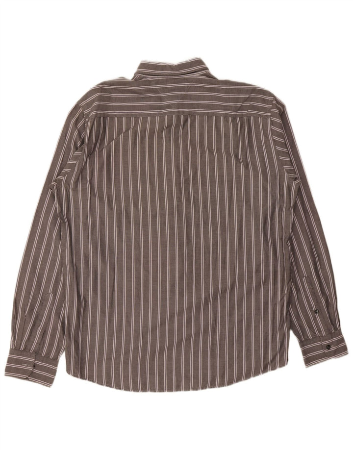 Cămașă pentru bărbați Tommy Hilfiger Vintage Fit, mare, gri cu dungi