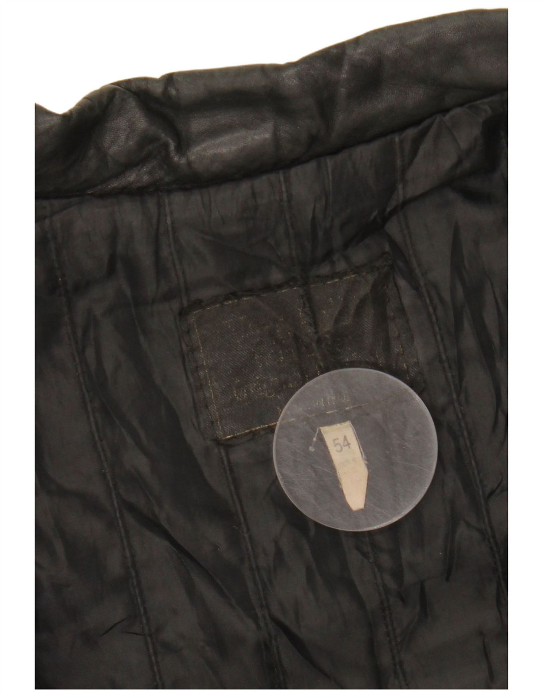 Jachetă de piele pentru femei VINTAGE IT 54 3XL neagră