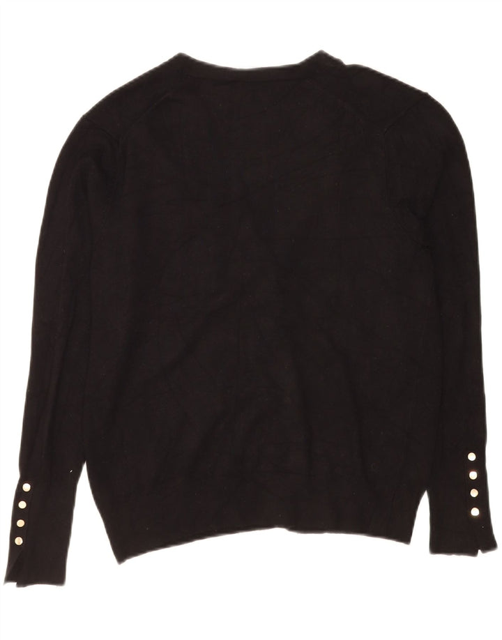 Pulover cardigan pentru femei Zara UK 14 mare negru