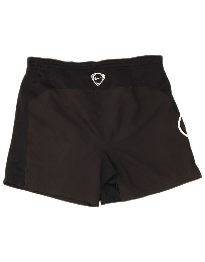 Pantaloni scurți sport grafic Nike pentru bărbați, mici, negru, color block
