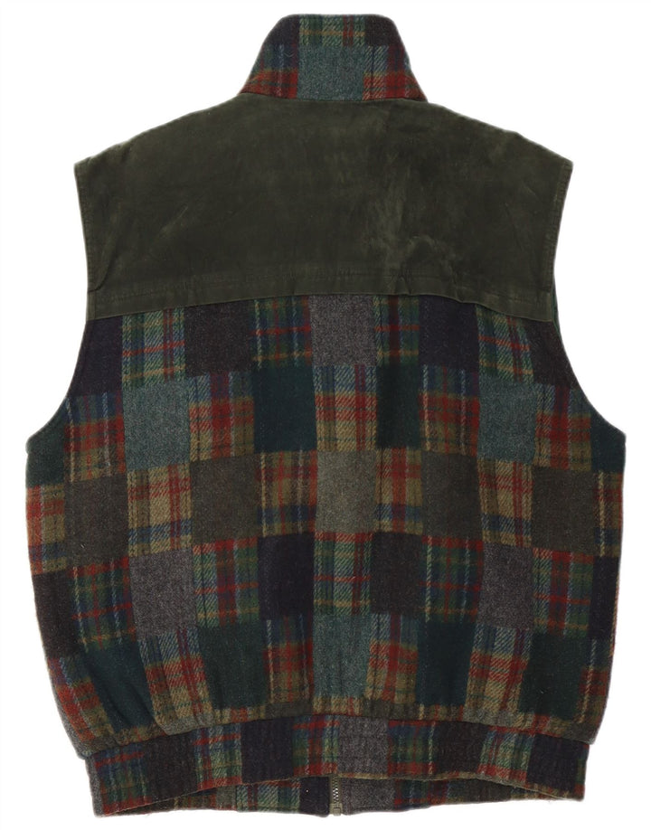Gilet pentru bărbați Pionier UK 42 XL Kaki Patchwork
